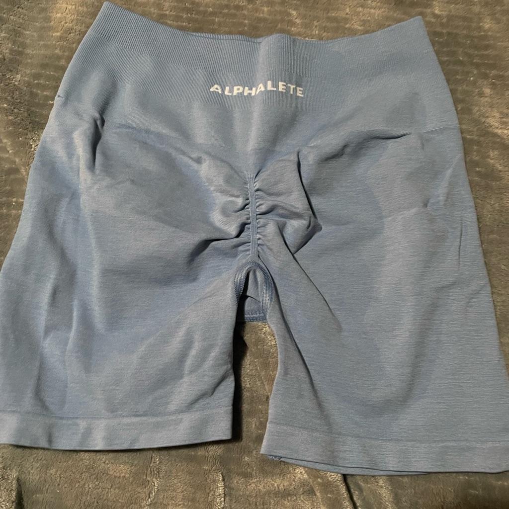 Medium Alphalete Amplify 4.5” Washed Denim Short
